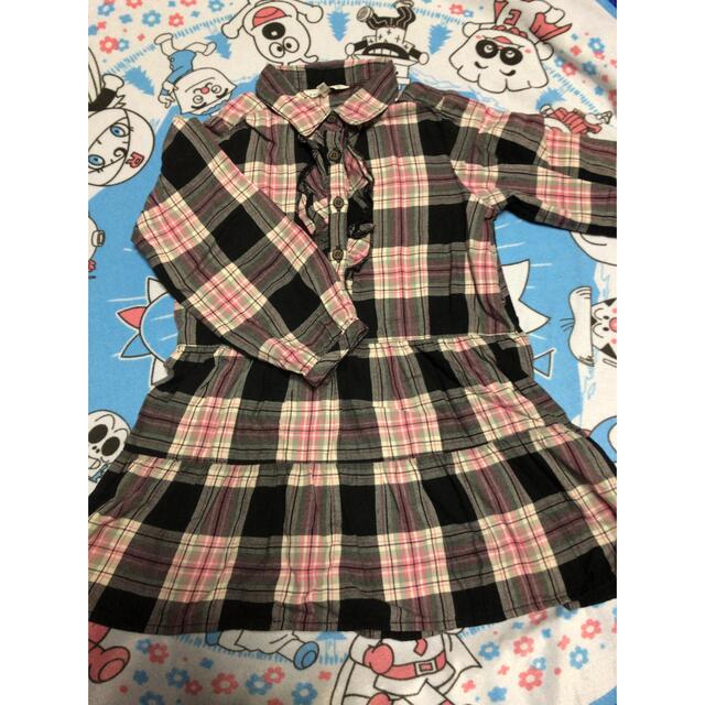 3can4on(サンカンシオン)の中古　ワンピース　110 キッズ/ベビー/マタニティのキッズ服女の子用(90cm~)(ワンピース)の商品写真