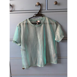 エイチアンドエム(H&M)のH&M   シースルーTシャツ Y2Kファッション(Tシャツ(半袖/袖なし))