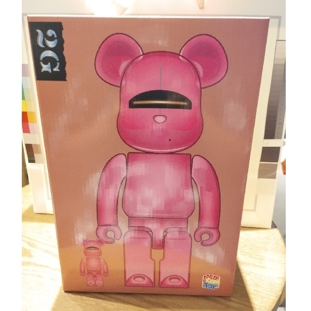 BE@RBRICK SORAYAMA×2G PINK GOLD 100.400%