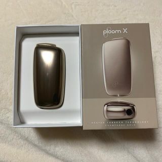 プルームテック(PloomTECH)のploomX シャンパンゴールド(タバコグッズ)