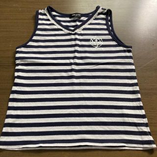 コムサイズム(COMME CA ISM)のノースリーブシャツ130センチ(Tシャツ/カットソー)