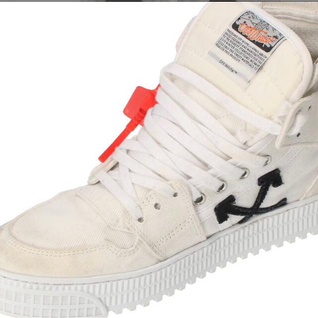 OFF-WHITE(オフホワイト)の《schalkｻﾏ専用》Off-White3.0ハイカットスニーカー メンズの靴/シューズ(スニーカー)の商品写真