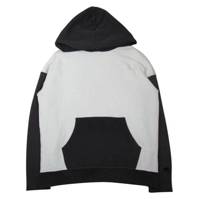 VISVIM ビズビム 20SS 0120105010021 JUMBO HOODIE P.O. CRASH FIL限定 クラッシュ加工 ジャンボ フーディ パーカー ホワイト系 ブラウン系 2【美品】