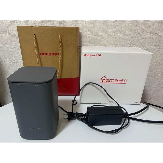 NTTdocomo - NTTドコモ SHARP home 5G HR01 ダークグレーの通販 by 藍