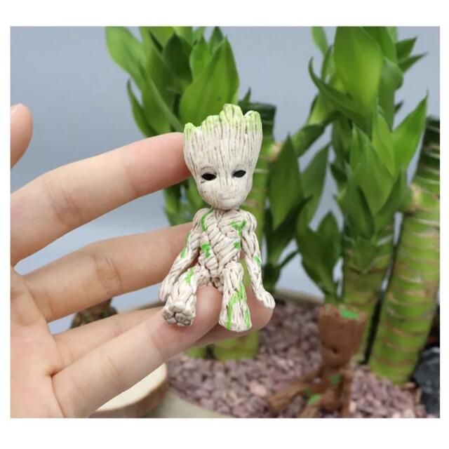 レアカラー 手のりグルート マーベル ベビー グルート フィギュア 置物