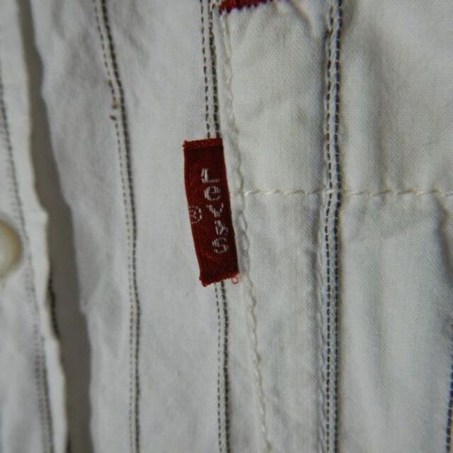 Levi's(リーバイス)の8145　リーバイス　半袖　ストライプ　デザイン　ボタンダウン　シャツ メンズのトップス(シャツ)の商品写真