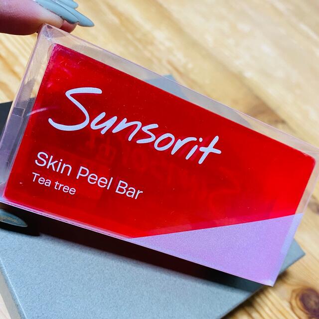 【未使用保管品】Sunsorit ピールバー   ティートゥリー 洗顔石鹸 コスメ/美容のスキンケア/基礎化粧品(洗顔料)の商品写真