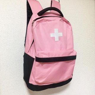 防災リュック ピンク色 防水 避難用 非常用 バッグ  ナップサック デイパック(防災関連グッズ)