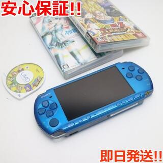 ソニー(SONY)の美品 PSP-3000 バイブラント・ブルー (携帯用ゲーム機本体)