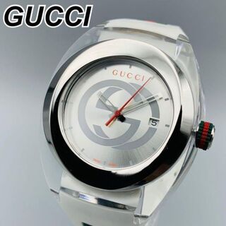 グッチ(Gucci)の専用ホワイト【新品】グッチ GUCCI クォーツ 腕時計 ユニセックス(腕時計(アナログ))