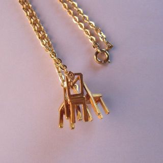 ジョージジェンセン(Georg Jensen)の レア！【未使用】ジョージ・ジェンセン　サンシャイン＆ナイト　チェアペンダント　(ネックレス)