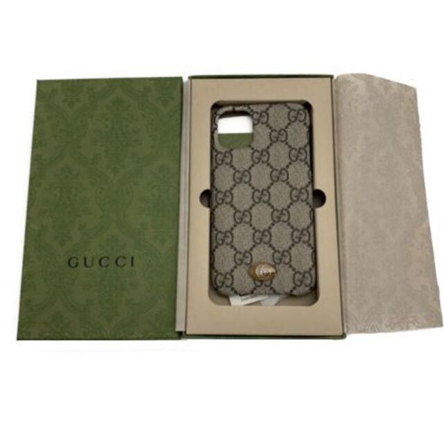 Gucci(グッチ)のグッチ/スマホケース/iPhone11/オフィディア/625710【SA6888 スマホ/家電/カメラのスマホアクセサリー(iPhoneケース)の商品写真