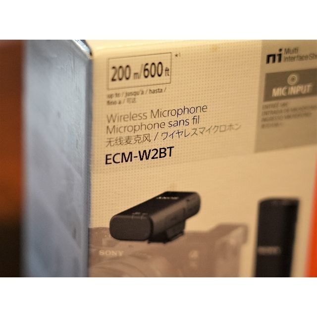 SONY(ソニー)の【新品・未使用・送料込】ソニー ワイヤレスマイクロホン ECM-W2BT スマホ/家電/カメラのカメラ(その他)の商品写真