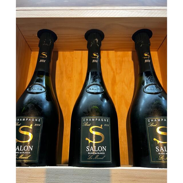 超新作】 SALON - サロン Champagne 2006 3本セット 木箱 シャンパン