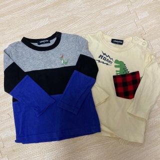 クレードスコープ(kladskap)の【おまとめ専用】クレードスコープ　恐竜ロンT &トレーナー　3枚セット(Tシャツ/カットソー)