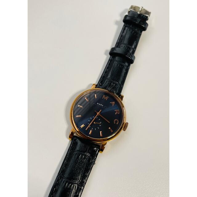 MARC BY MARC JACOBS(マークバイマークジェイコブス)の【電池・ベルト新品の美品】マークバイマークジェイコブスの腕時計！ネイビー☆ レディースのファッション小物(腕時計)の商品写真