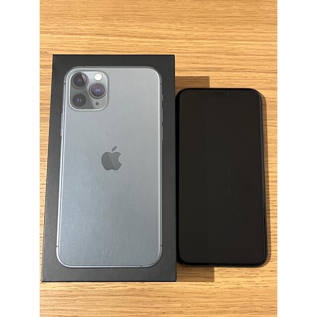 良好品】 iPhone - iPhone 11 Pro 256GB ミッドナイトグリーン