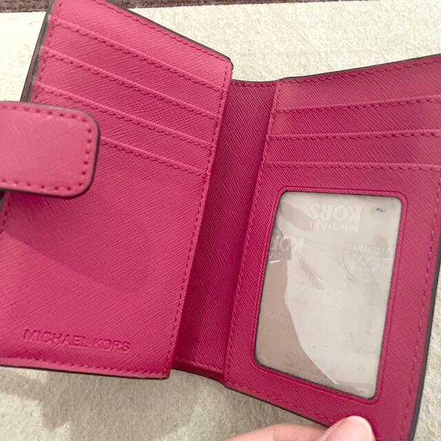 マイケルコース　二つ折り財布　ピンク　値下げしました！