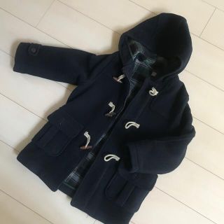 ザラキッズ(ZARA KIDS)のZARA  ダッフルコート　キッズ　紺　118cm(コート)