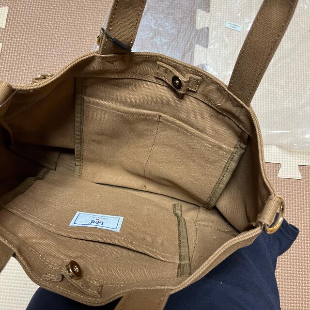 Lee(リー)のLee 2wayバッグ　キャメルカラー　新品 レディースのバッグ(ショルダーバッグ)の商品写真