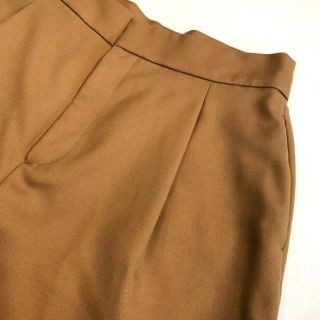 Ballsey ボールジー ポリエステルウールカルゼ ワイドクロップドパンツ