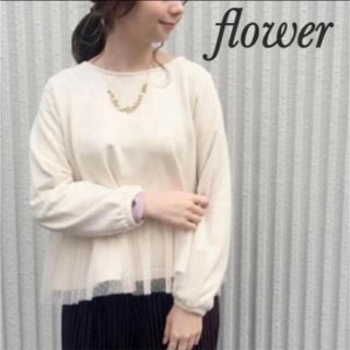 フラワー(flower)のflower＊裾レーストップス(シャツ/ブラウス(長袖/七分))