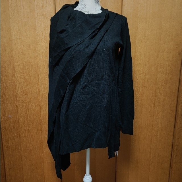antiqua(アンティカ)のantiqua💟KINU～変形長袖ニット レディースのトップス(ニット/セーター)の商品写真