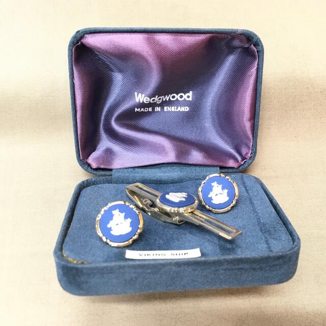 WEDGWOOD - ウエッジウッド ネクタイピンとカフス釦セットの通販 WEDGWOOD - ウエッジウッド ネクタイピンとカフス釦セットの通販