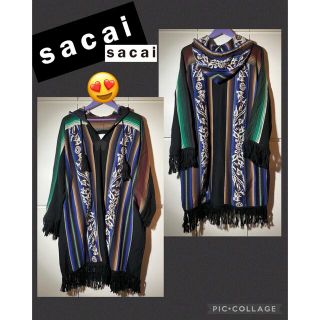 サカイ(sacai)のsacai パーカーチュニック コレクション ワンピース サカイ 秋冬(チュニック)