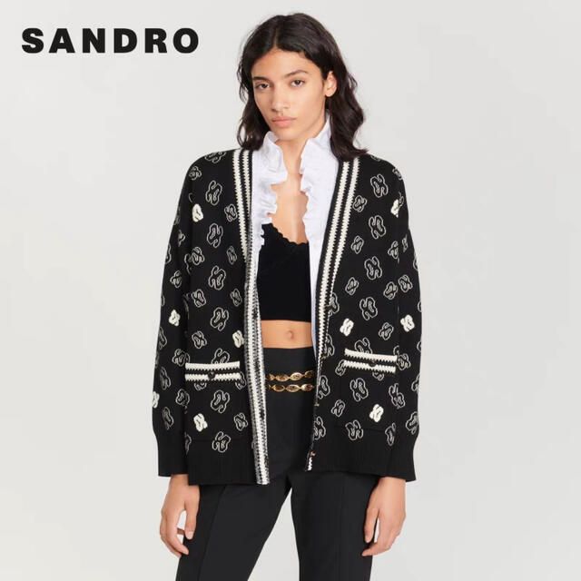 ❤️人気新作 ♡ Sandro 緑ニットベスト・ジレ 新品♡　247