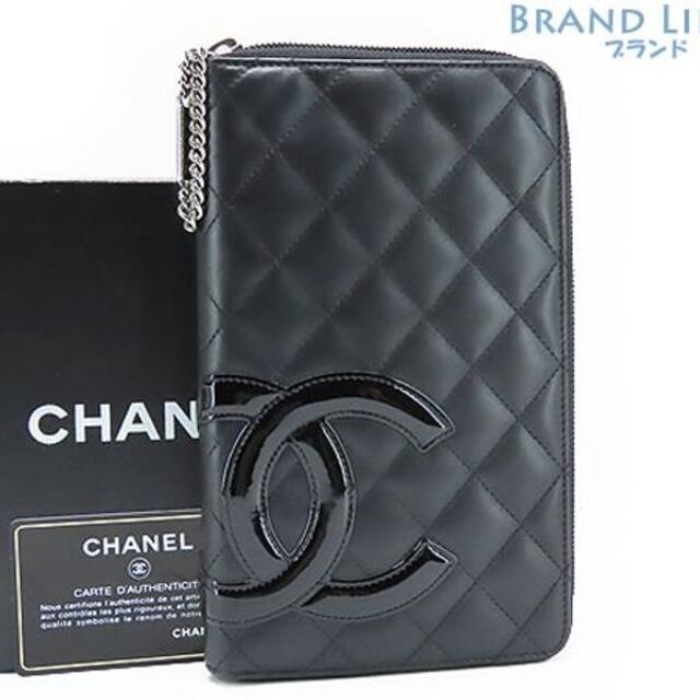 【メンズ】 CHANEL - カンボンライン オーガナイザー ラウンドファスナー長財布 レザー 黒 の通販 by のっち's shop