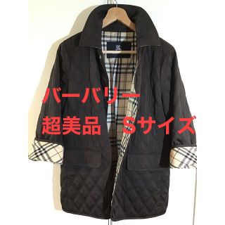 バーバリー(BURBERRY)の超美品_着用回数少な目_バーバリーSサイズ_ノバチェック_中綿キルティング(ダウンジャケット)