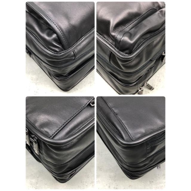 TUMI(トゥミ)の極美品✨ トゥミ ALPHA3 オールレザー 現行品 ビジネスバッグ 大容量 黒 メンズのバッグ(ビジネスバッグ)の商品写真