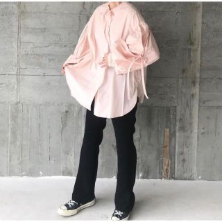 manonfripes シャツtuck sleeve over blouse(シャツ/ブラウス(長袖/七分))