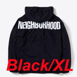 ネイバーフッド(NEIGHBORHOOD)のNEIGHBORHOOD ANORAK / N-JKT XL BLACK(ナイロンジャケット)