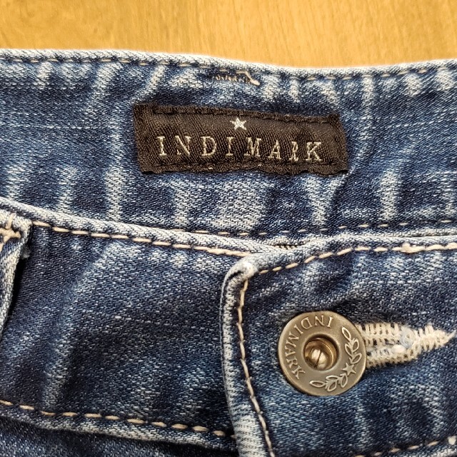 INDIMARK　インディマーク　ワイドデニム　ジーンズ レディースのパンツ(デニム/ジーンズ)の商品写真