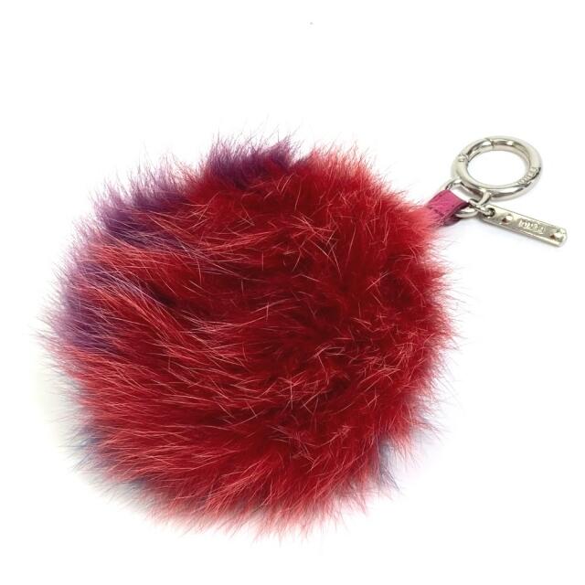 キーホルダー フェンディ FENDI ポンポン チャーム バッグチャーム