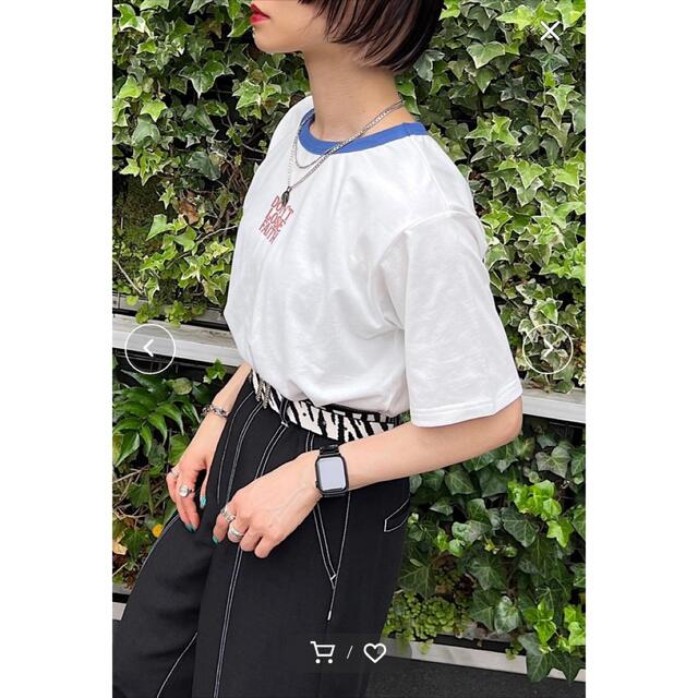 PAGEBOY(ページボーイ)の【PAGEBOY】レトロロゴTシャツ レディースのトップス(Tシャツ(半袖/袖なし))の商品写真