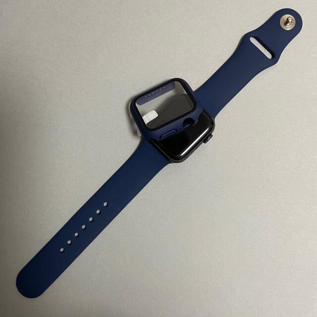 Apple Watch(アップルウォッチ)のAppleWatch アップルウォッチ バンド カバー S/M 40mm 紺 メンズの時計(ラバーベルト)の商品写真