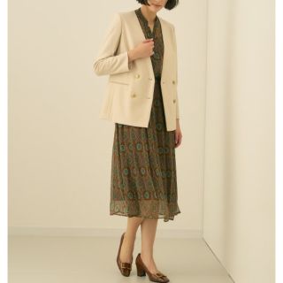 新品✨タグ付き♪定価49,500円 アナイ ジャケット ベージュ 大特価‼️