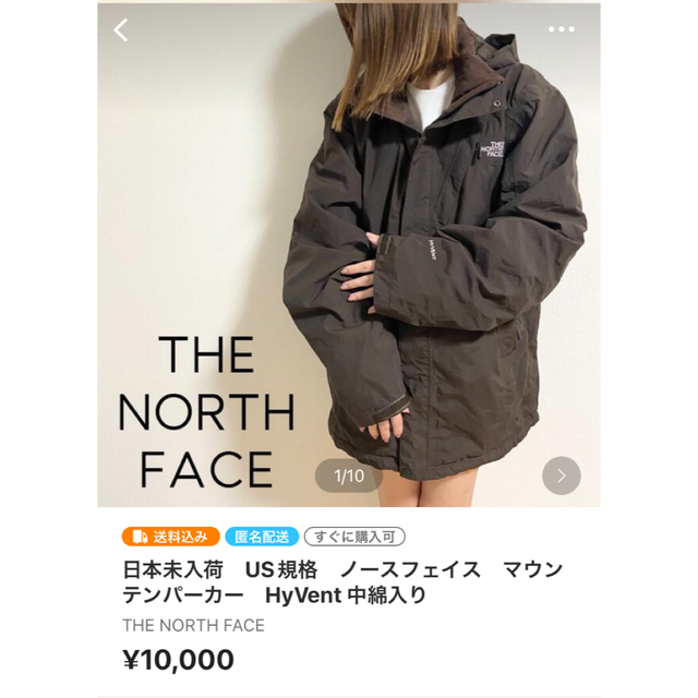 THE NORTH FACE(ザノースフェイス)の日本未入荷　US規格　ノースフェイス　マウンテンパーカー　フリースセット メンズのジャケット/アウター(ブルゾン)の商品写真