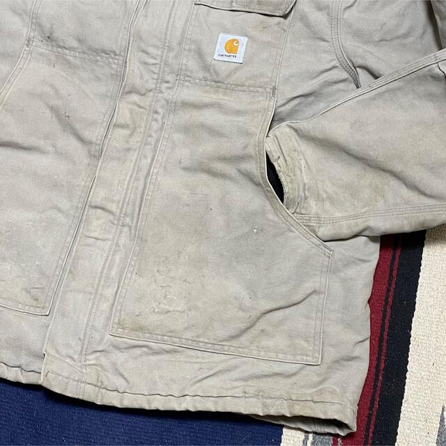 90s カーハート ダック地 ジャケット ロゴタグ カバーオール 4
