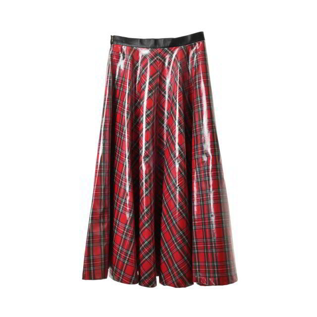 Lois CRAYON(ロイスクレヨン)のLois crayon PVC チェック スカート レディースのスカート(その他)の商品写真