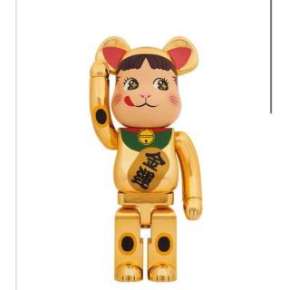 ベアブリック(BE@RBRICK)のBE＠RBRICK 招き猫 ペコちゃん 金運 金メッキ 1000%(その他)