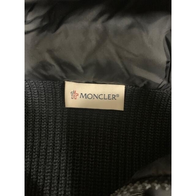 MONCLER(モンクレール)の専用商品　ほぼ未使用　モンクレール  ダウンニット　ブラック　サイズS メンズのジャケット/アウター(ダウンジャケット)の商品写真