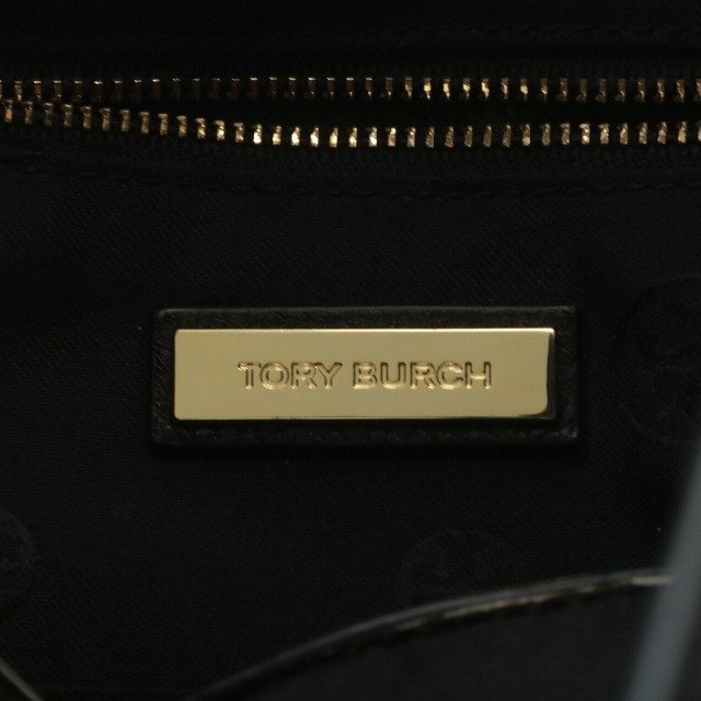 Tory Burch(トリーバーチ)のトリーバーチ リュックサック デイパック レザー ロゴ 黒 ブラック レディースのバッグ(リュック/バックパック)の商品写真