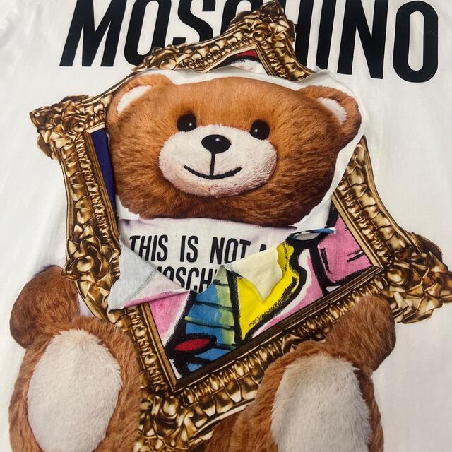 MOSCHINO(モスキーノ)の【美品】モスキーノ　Tシャツ メンズのトップス(Tシャツ/カットソー(半袖/袖なし))の商品写真