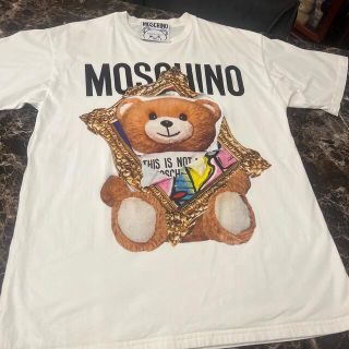 モスキーノ(MOSCHINO)の【美品】モスキーノ　Tシャツ(Tシャツ/カットソー(半袖/袖なし))