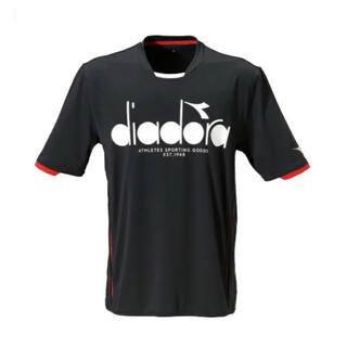 ディアドラ(DIADORA)の送料無料 新品 DIADORA テニスウェア Tシャツ 半袖 ロゴトップ M(ウェア)