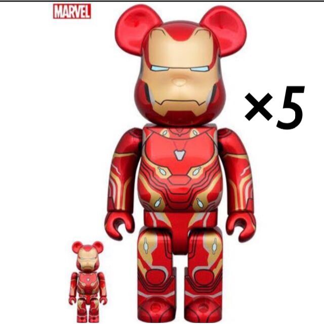 5セット■BE@RBRICK IRON MAN MARK 100% 400％